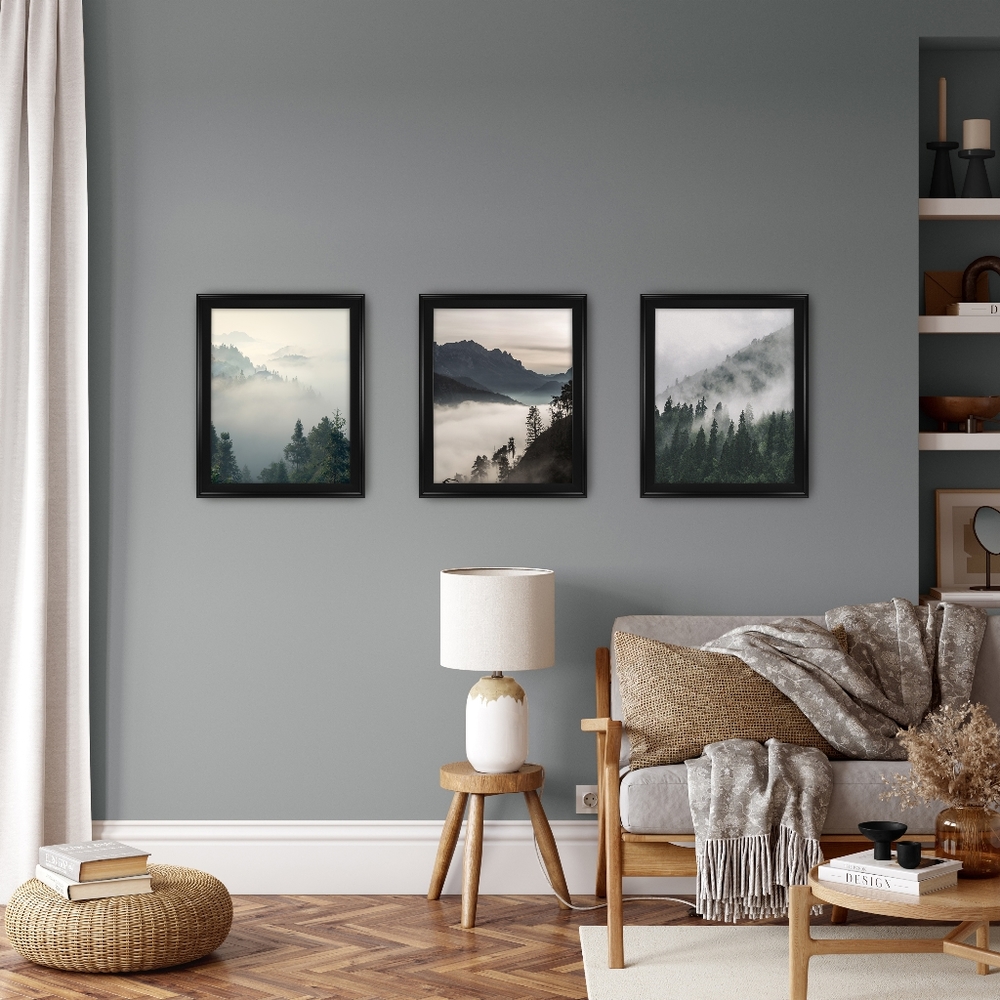 Mainstays 16"x20" Beveled Black Poster Frame Set of 3